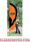 Oklahoma State Cowboys Tall Team Flag 8.5' x 2.5'