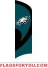 Eagles Tall Team Flag 8.5' x 2.5'