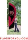 South Carolina Gamecocks Tall Team Flag 8.5' x 2.5'