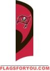 Buccaneers Tall Team Flag 8.5' x 2.5'