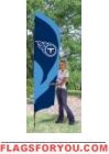 Titans Tall Team Flag 8.5' x 2.5'