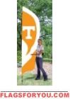 Tennessee Volunteers Tall Team Flag 8.5' x 2.5'