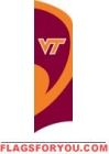 Virgina Tech Hokies Tall Team Flag 8.5' x 2.5'