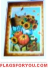 Autumn Still Life House Flag