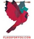 Cardinal & Holly House Flag