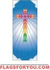 2.5' x 6' Cross Praise Banner