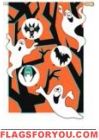 Halloween Bats and Ghost Garden Flag Halloween Bats and Ghost Garden Flag