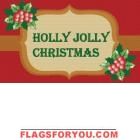 3' x 5' Holly Jolly Christmas Decorative Flag