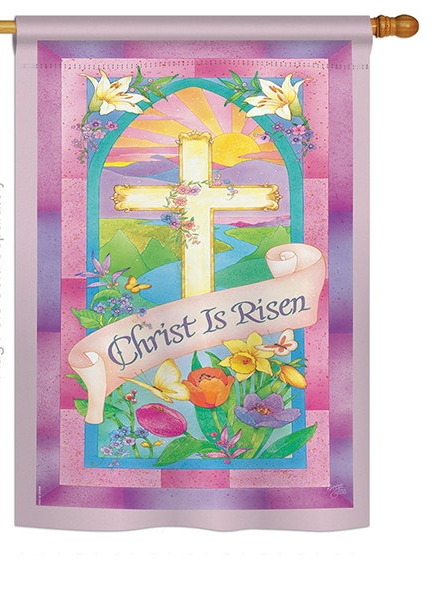 Christ is Risen House Flag