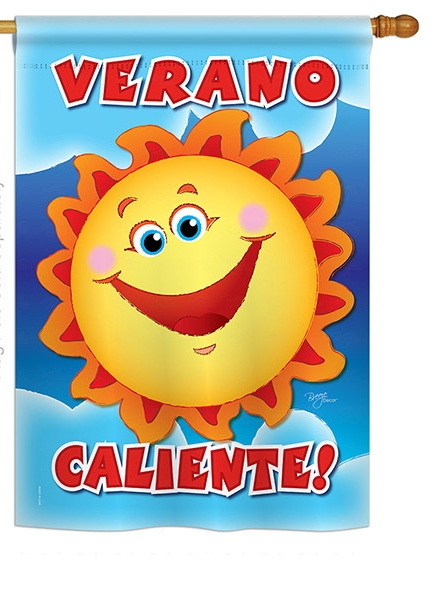 Verano Caliente House Flag