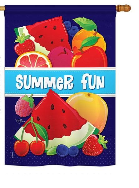 Summer Fun House Flag