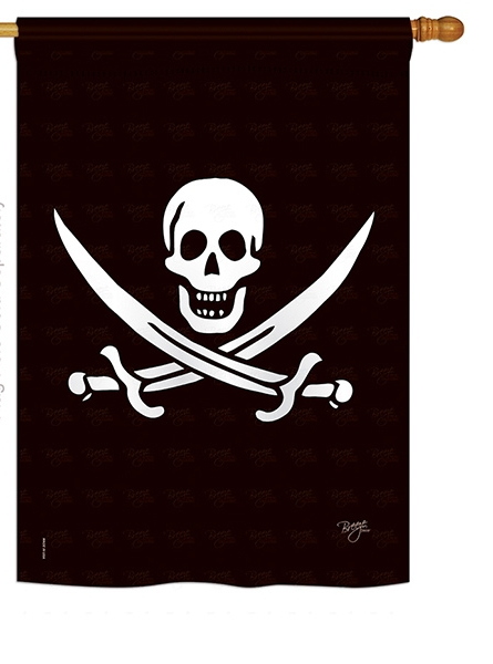 Calico Jack Rackham House Flag