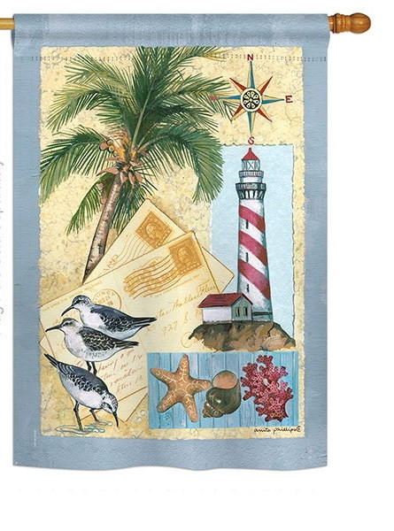 Lighthouse Letters House Flag