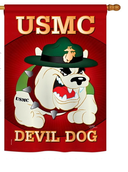 Devil Dog House Flag