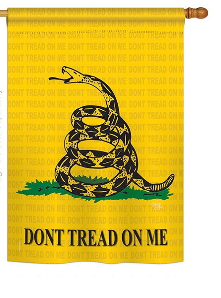 Gadsden House Flag - Don't tread on me flag