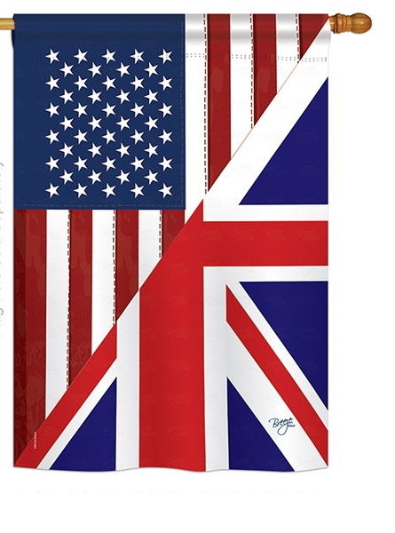 US UK Friendship House Flag