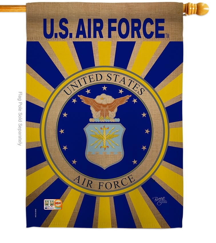 Air Force Decorative House Flag