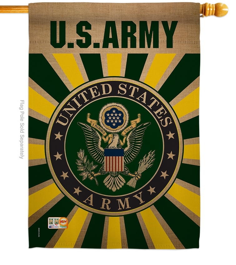 Army Decorative House Flag