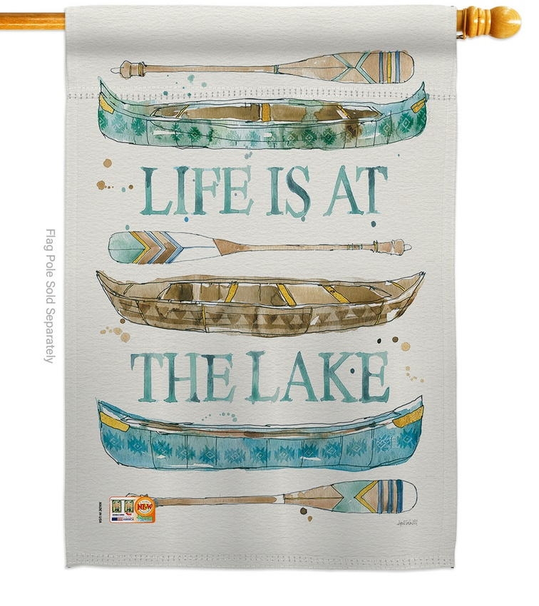 Life At The Lake House Flag