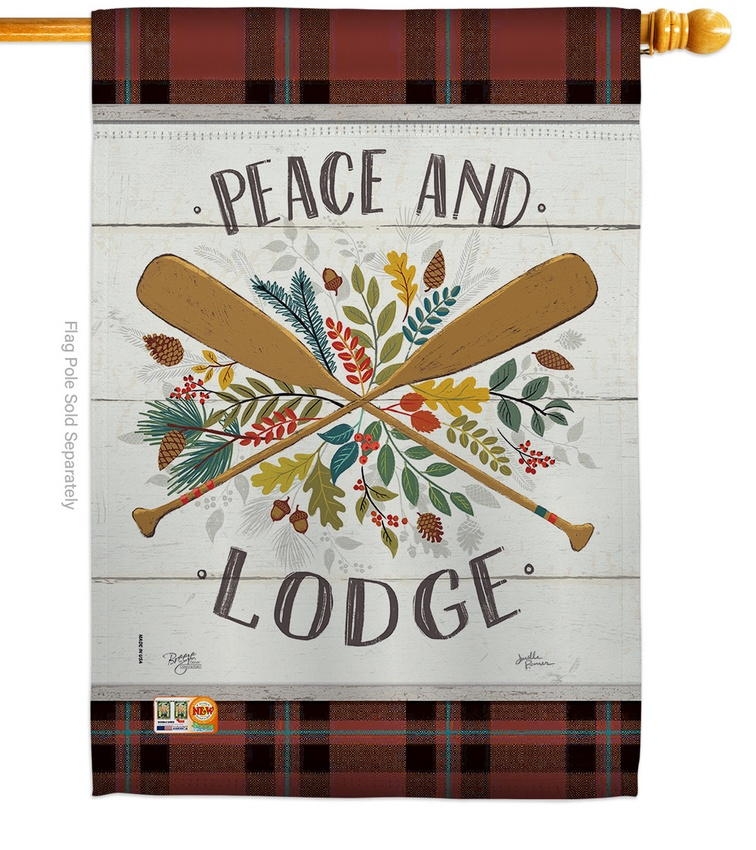 Peace And Lodge House Flag