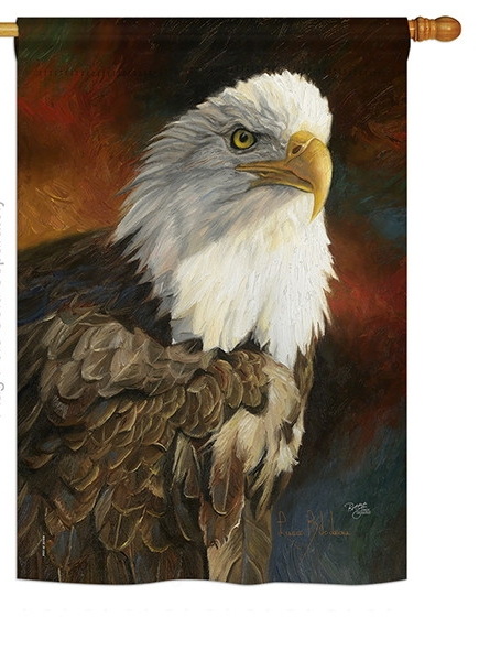 Portrait of an Eagle House Flag
