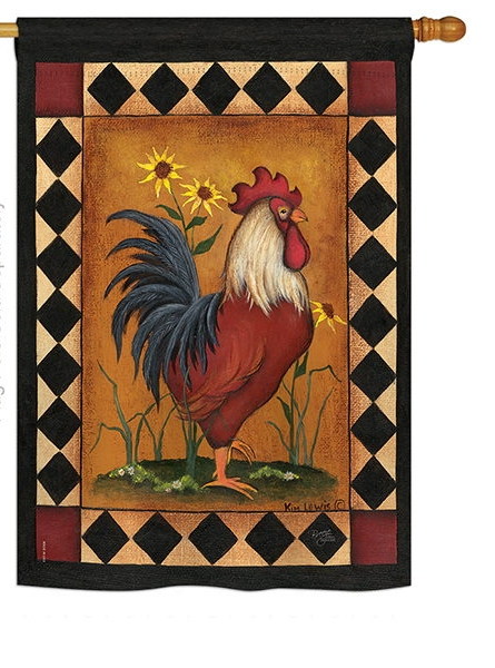 Rooster House Flag