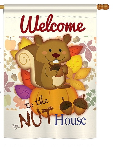 Nut House House Flag