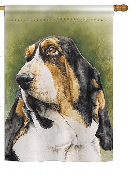 Basset Hound House Flag