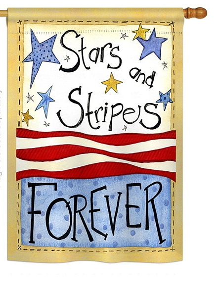 Stars & Stripes House Flag