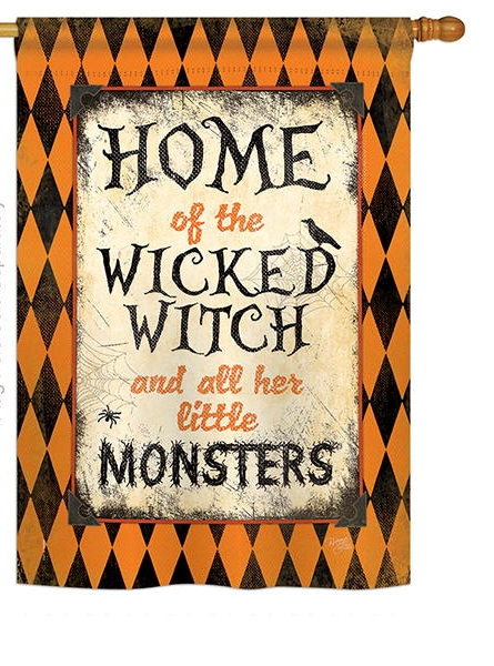 Wicked Home House Flag