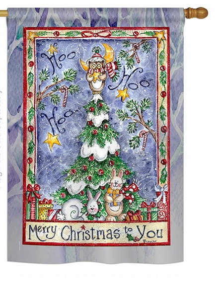 Merry Christmas to You House Flag