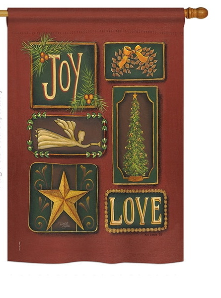 Joy and Love House Flag