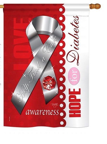 Diabetes House Flag