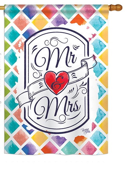 Mr & Mrs House Flag