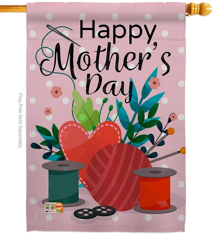 Happy Sweet Mother\'s Day House Flag