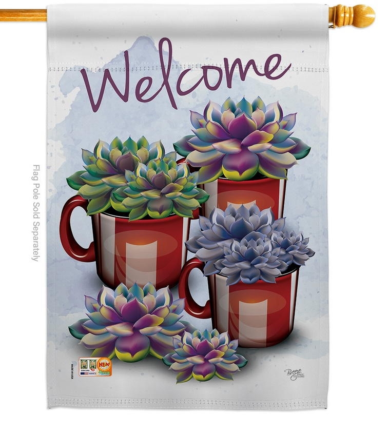 Welcome Decorative House Flag