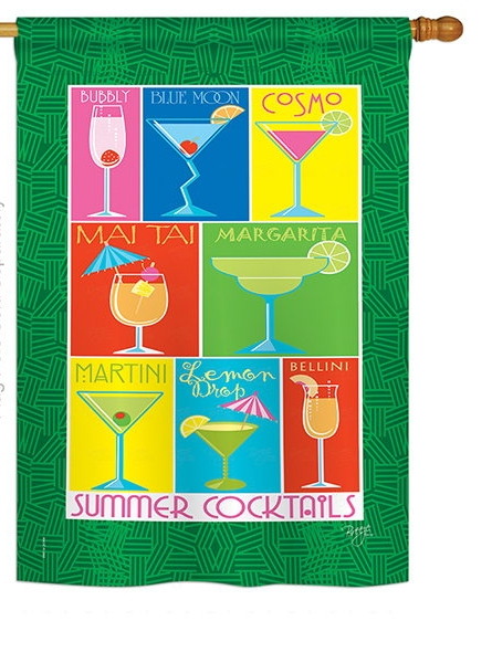 Summer Drinks House Flag