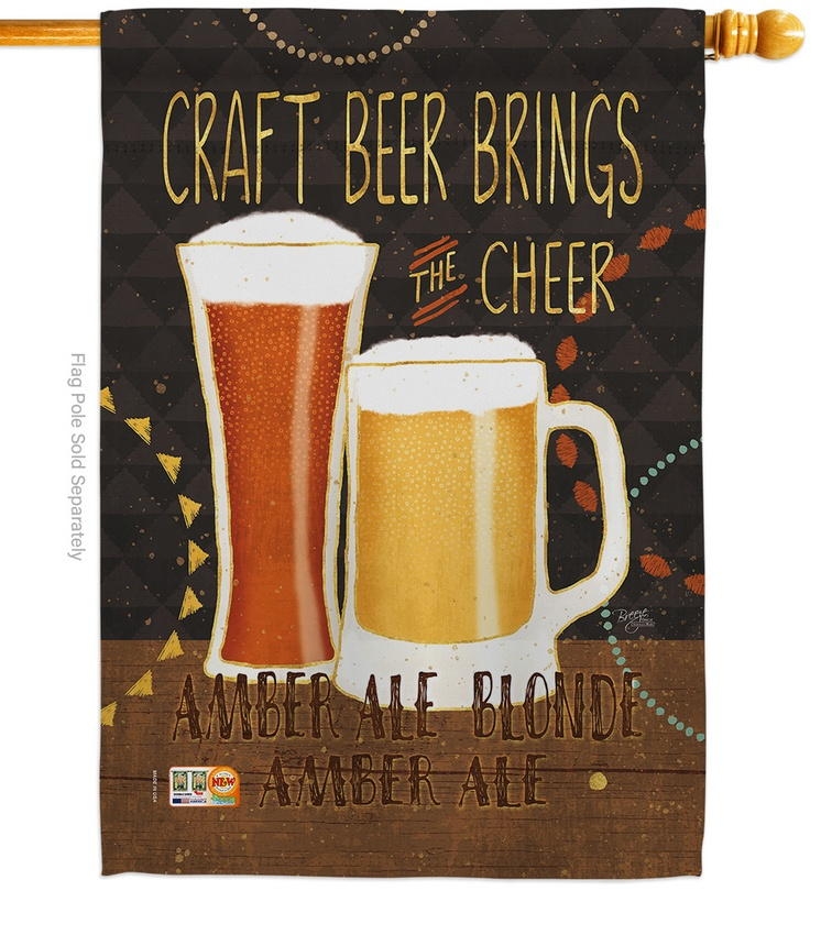 Craft Beer Brings Cheer House Flag