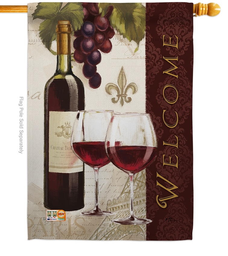 Welcome Wines House Flag