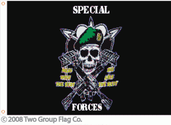 Special Forces Screen Print Flag