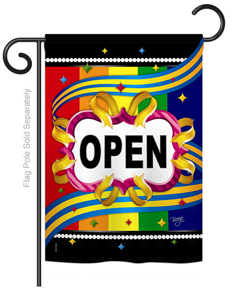 Open Garden Flag