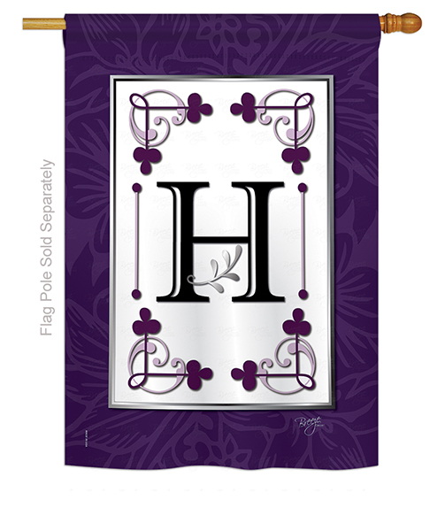 Classic H Monogram House Flag