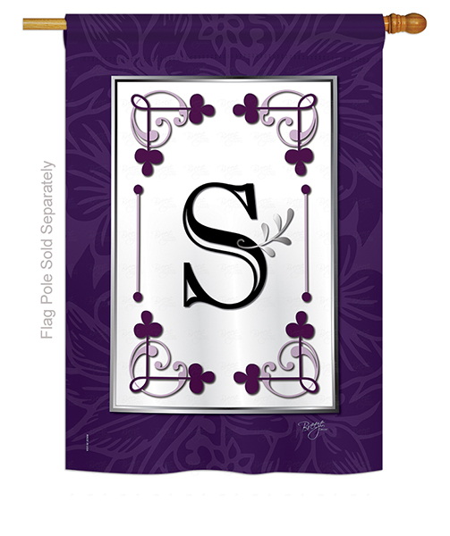 Classic S Monogram House Flag