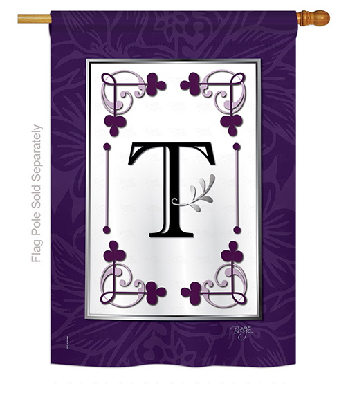 Classic T Monogram House Flag