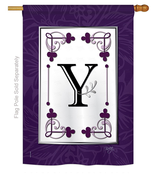 Classic Y Monogram House Flag