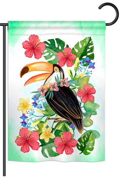 Tropical Toucan Garden Flag