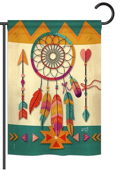 Tribal Dreamcatcher Garden Flag