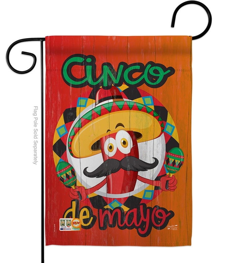 Amigo Chili Cinco De Mayo Garden Flag