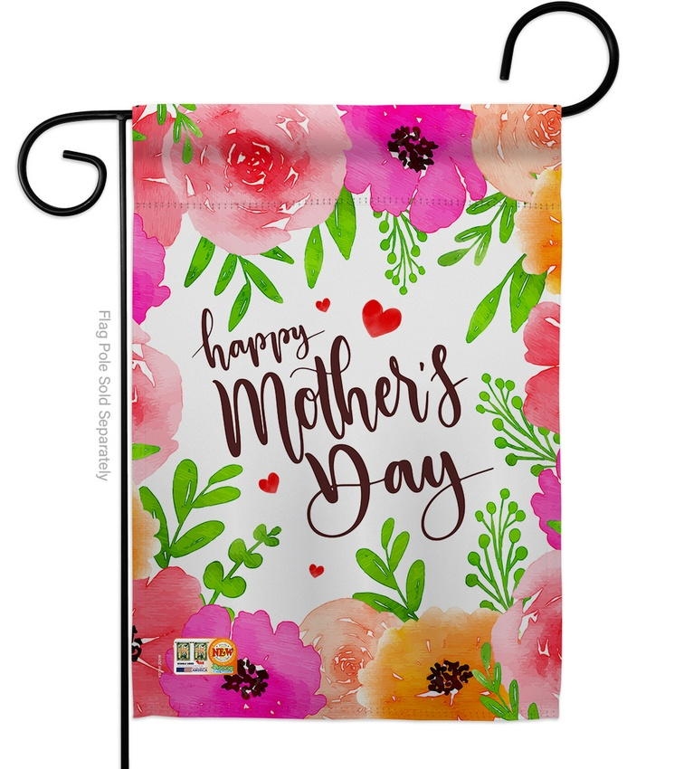 Colorful Happy Mother\'s Day Garden Flag