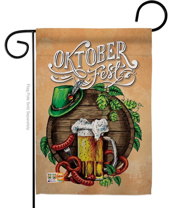 Oktoberfest Festival Garden Flag